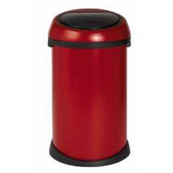 Brabantia Touch Bin deep red 50ltr